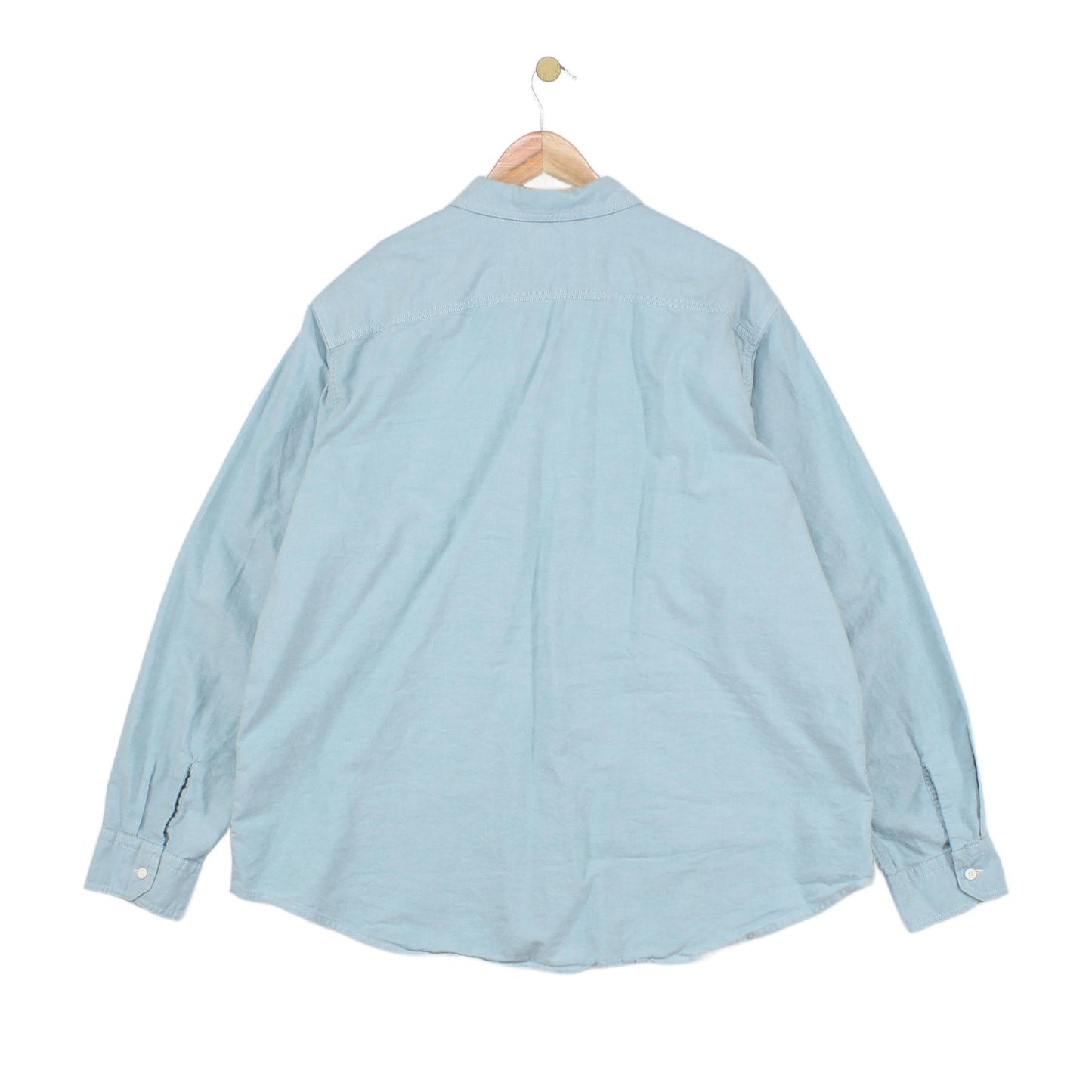 Mens Oxford Shirt Button Up Long Sleeve