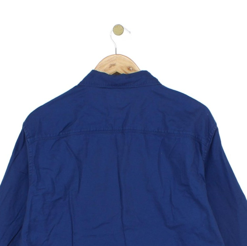 Mens Shirt Button Up Long Sleeve Cotton