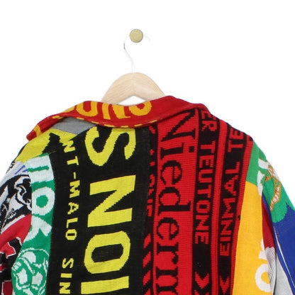 Mens Football Scarf Jacket Reworked