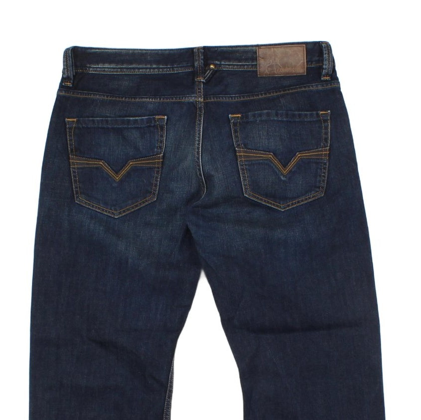 Mens Larkee Jeans Regular Straight Denim Classic