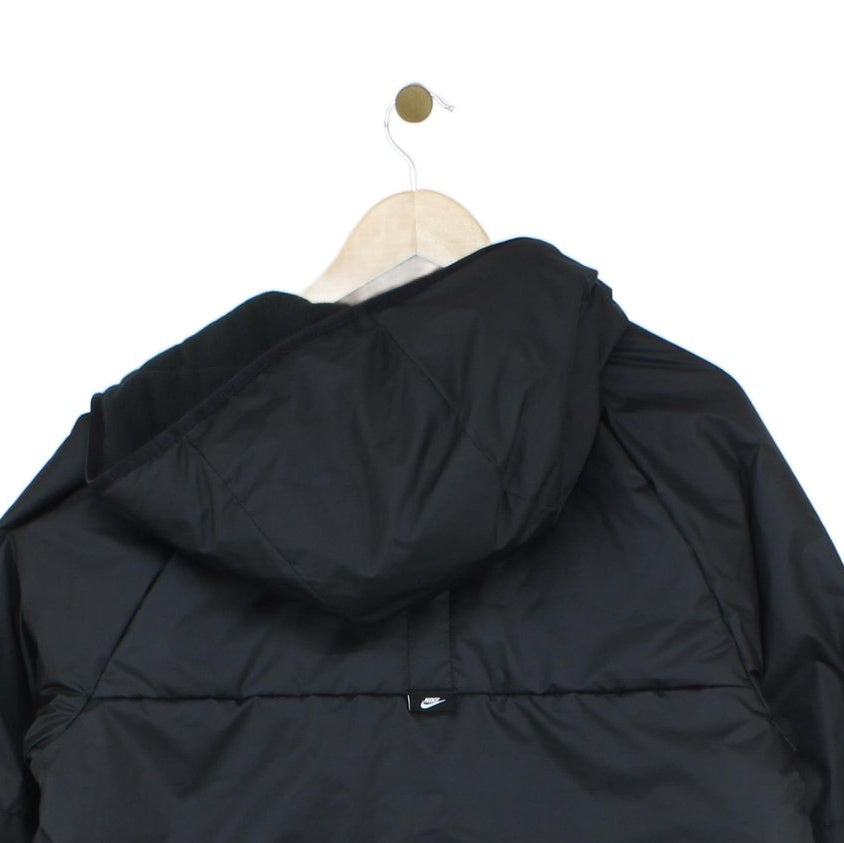 Mens Quilted Jacket Therma Fit Hooded Full Zip Lined