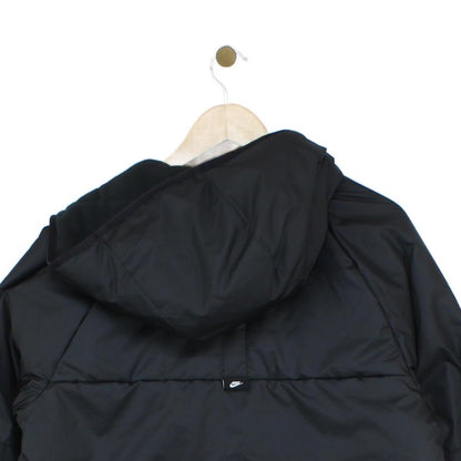 Mens Quilted Jacket Therma Fit Hooded Full Zip Lined