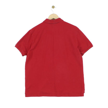 Mens Big Pony Polo Shirt Logo Short Sleeve