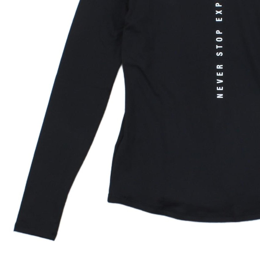 Womens 1/4 Zip T-Shirt Outdoor Long Sleeve