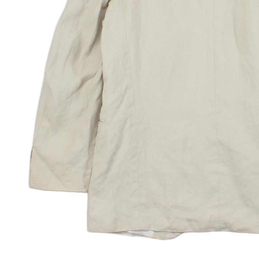 Mens Linen Blazer Formal Suit Jacket