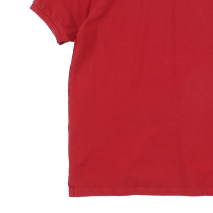 Mens Big Pony Polo Shirt Logo Short Sleeve