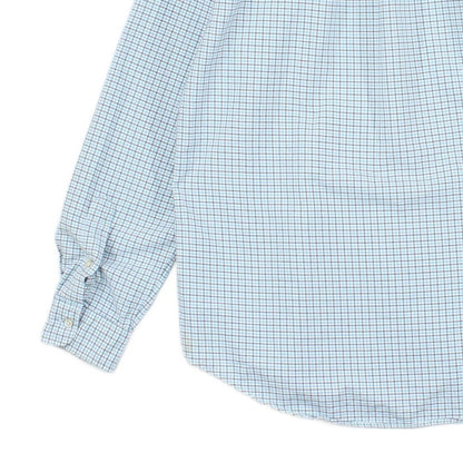 Mens Check Shirt Custom Fit Long Sleeve