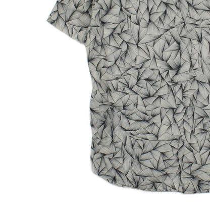 Mens Geometric Shirt Short Sleeve