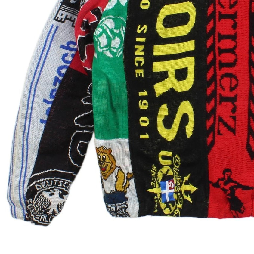 Mens Football Scarf Jacket Reworked