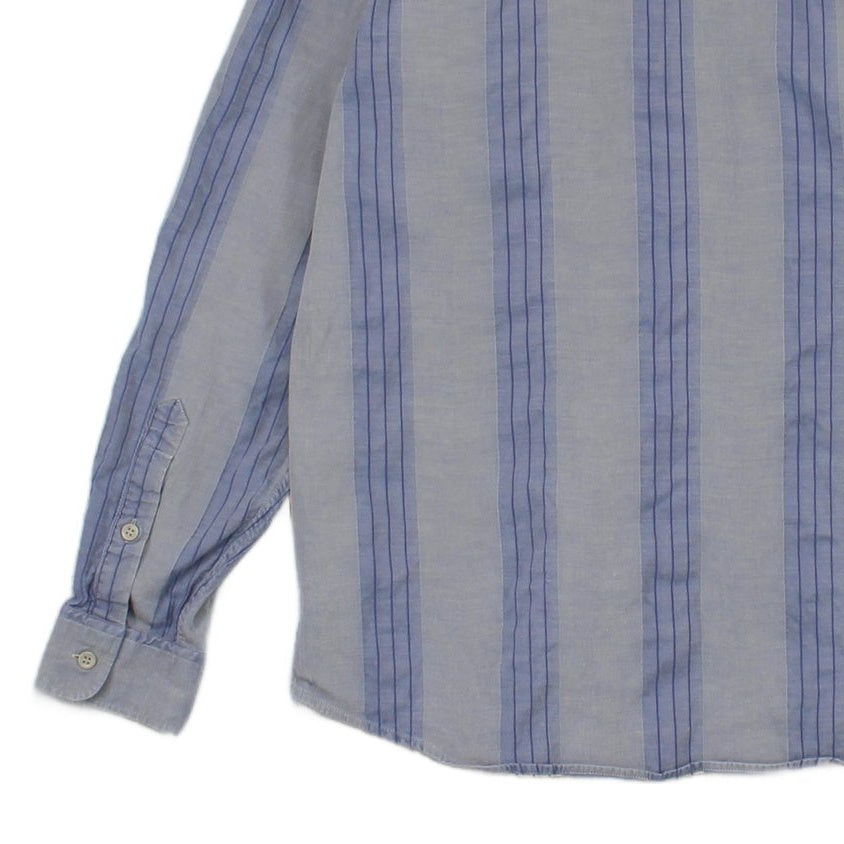 Mens Striped Shirt Made In Italy Long Sleeve