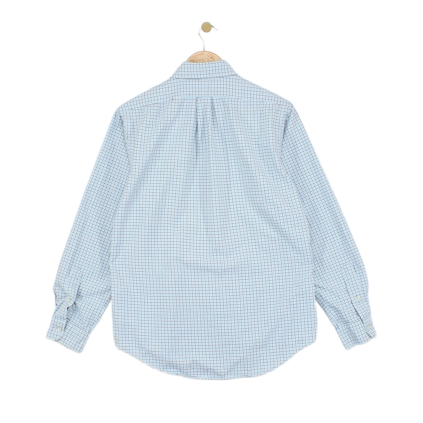 Mens Check Shirt Custom Fit Long Sleeve