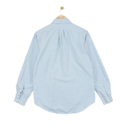 Mens Check Shirt Custom Fit Long Sleeve