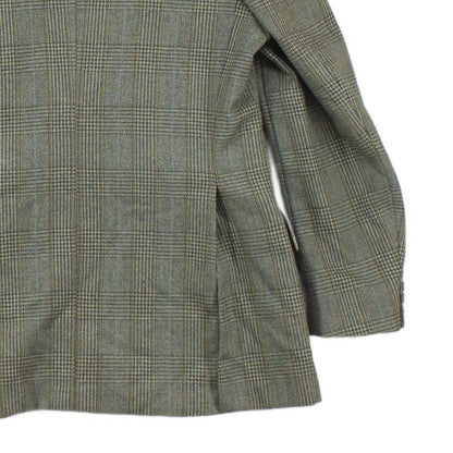 Mens Tweed Blazer Check Tailored Long