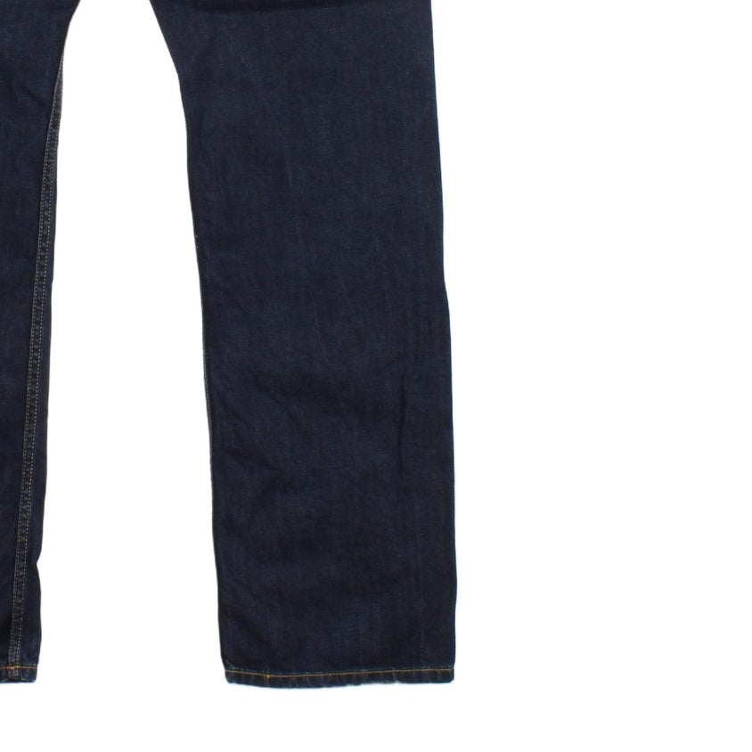 Mens Larkee Jeans Regular Straight Denim Classic