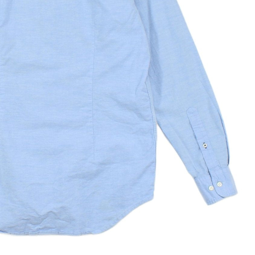 Mens Shirt Stretch Slim Fit Long Sleeve Button Up