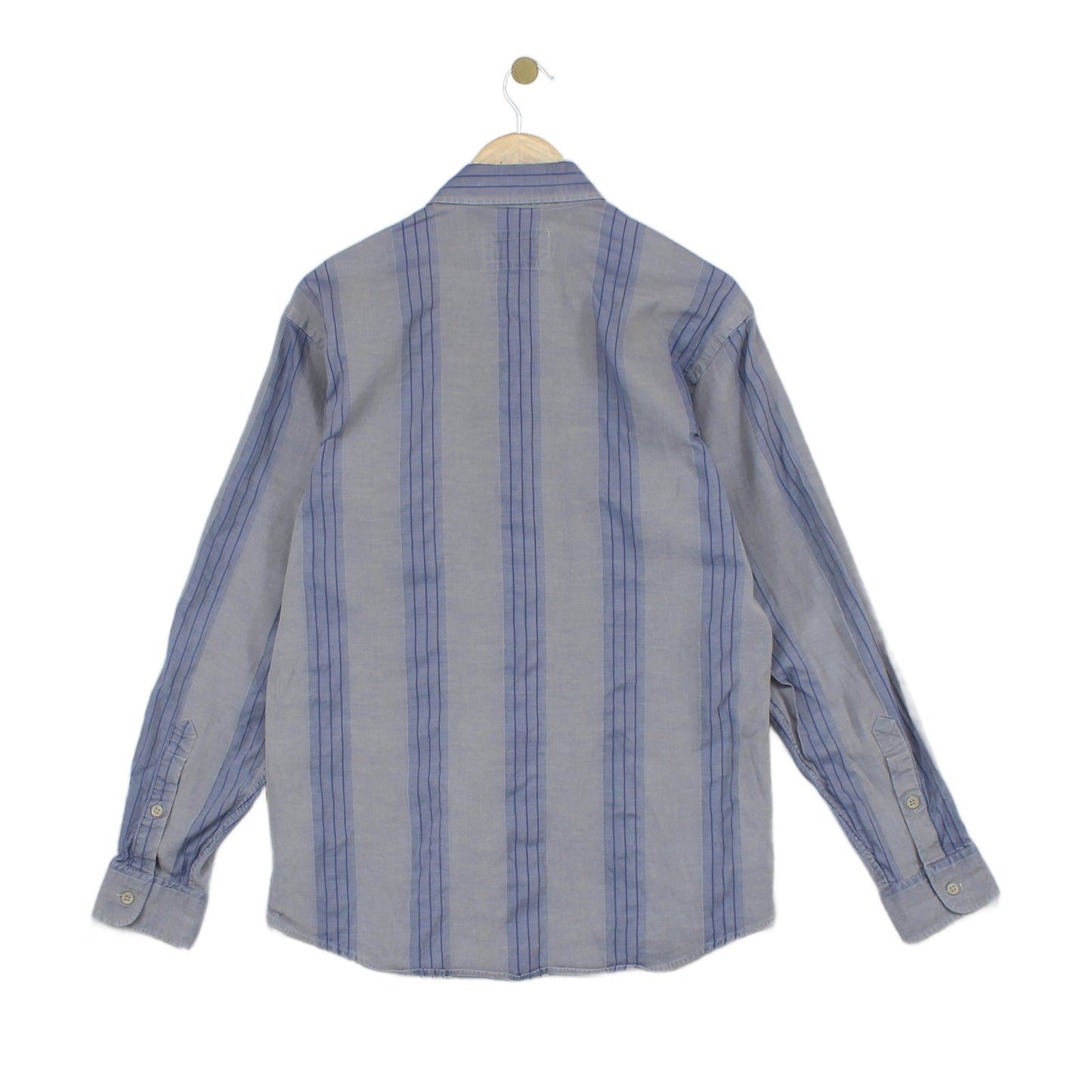 Mens Striped Shirt Made In Italy Long Sleeve