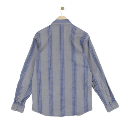 Mens Striped Shirt Made In Italy Long Sleeve