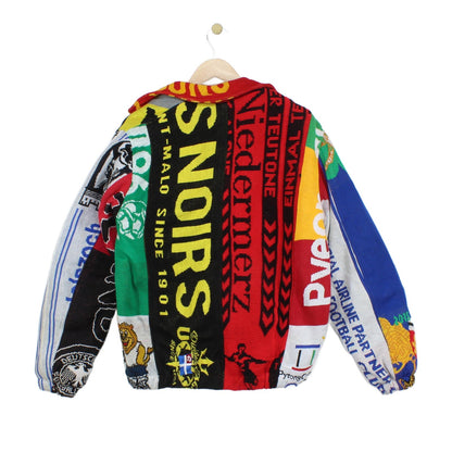 Mens Football Scarf Jacket Reworked
