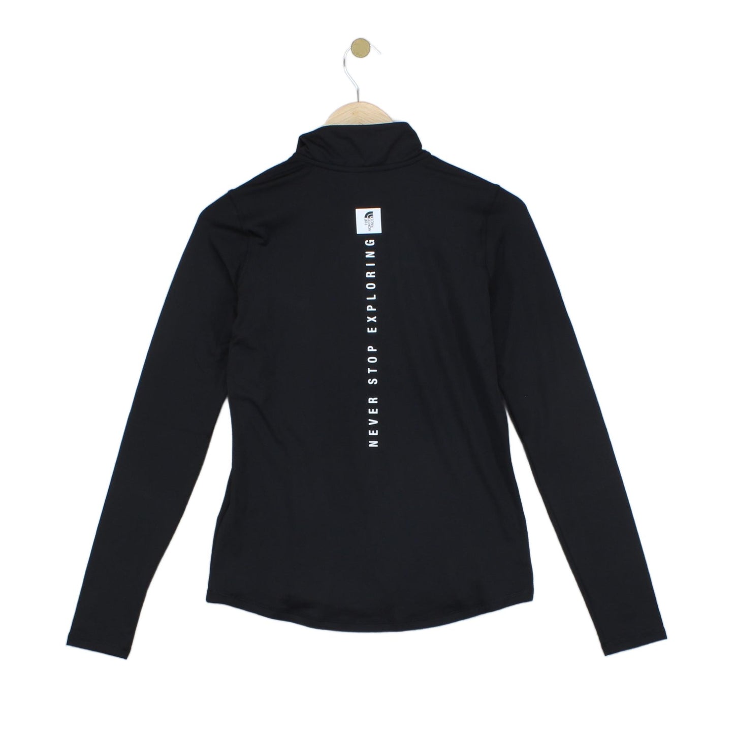 Womens 1/4 Zip T-Shirt Outdoor Long Sleeve