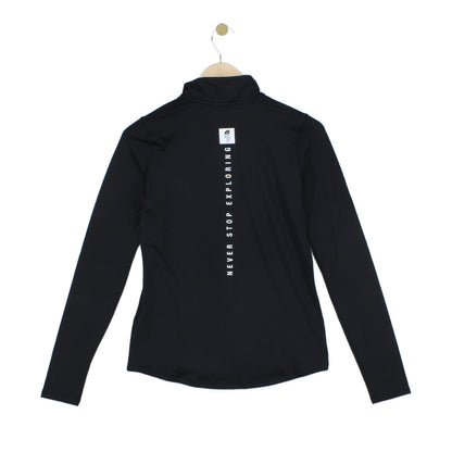 Womens 1/4 Zip T-Shirt Outdoor Long Sleeve