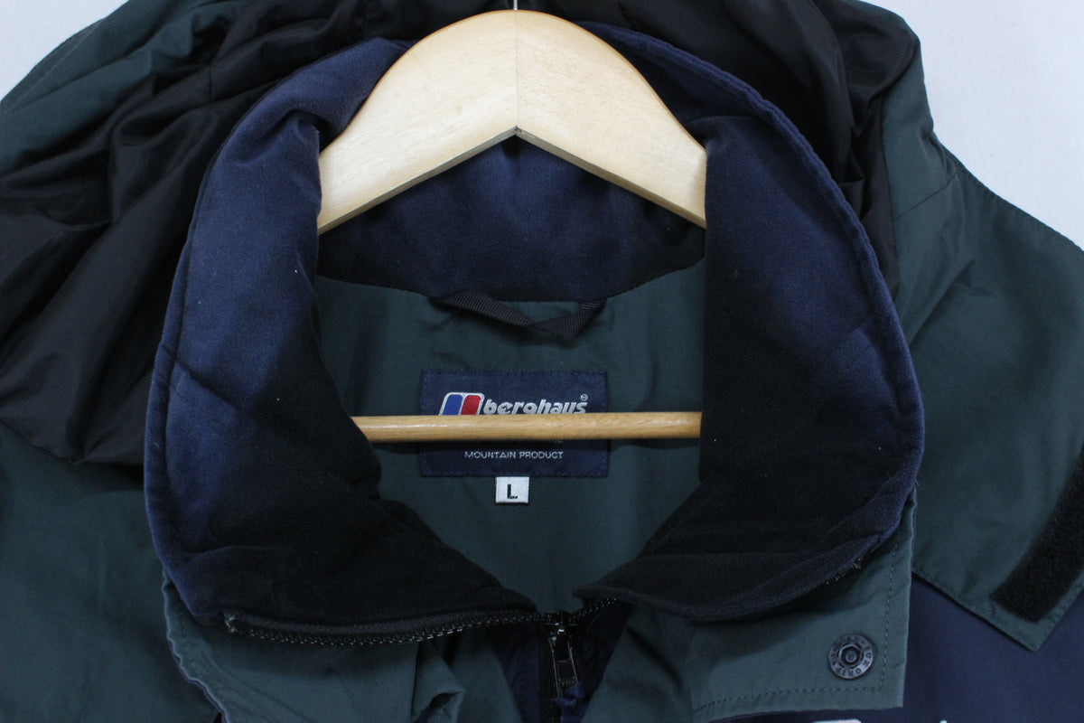 Mens Goretex Waterproof Jacket Hooded Full Zip Outdoor
