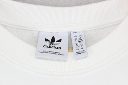 Womens Sweatshirt Embroidered Logo Stripes