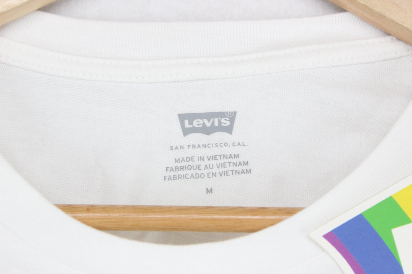 Mens Pride T-Shirt Rainbow Graphic Crew Neck