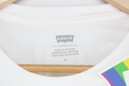 Mens Pride T-Shirt Rainbow Graphic Crew Neck