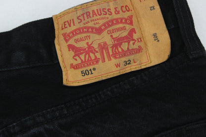 Mens 501 Denim Shorts Button Fly Classic