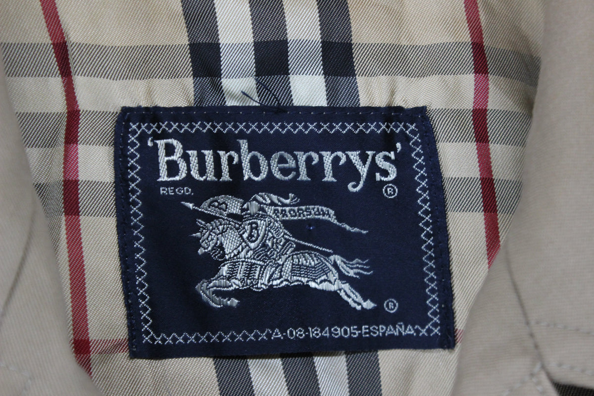 Womens Trench Coat Plaid Lining Classic