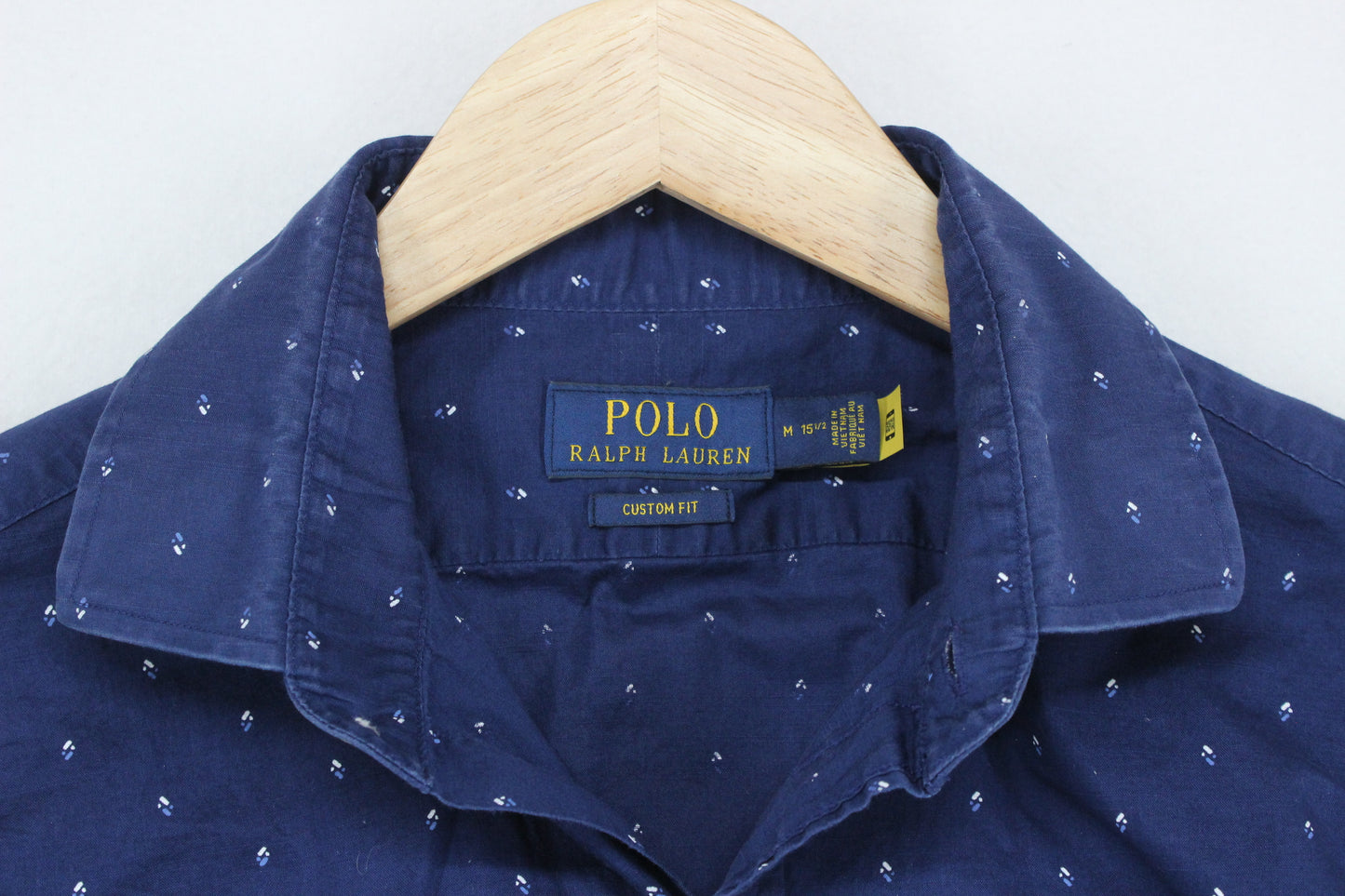 Mens Patterned Shirt Custom Fit Long Sleeve