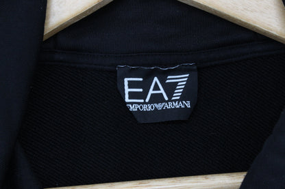 Mens Hoodie Full Zip Logo Sleeve