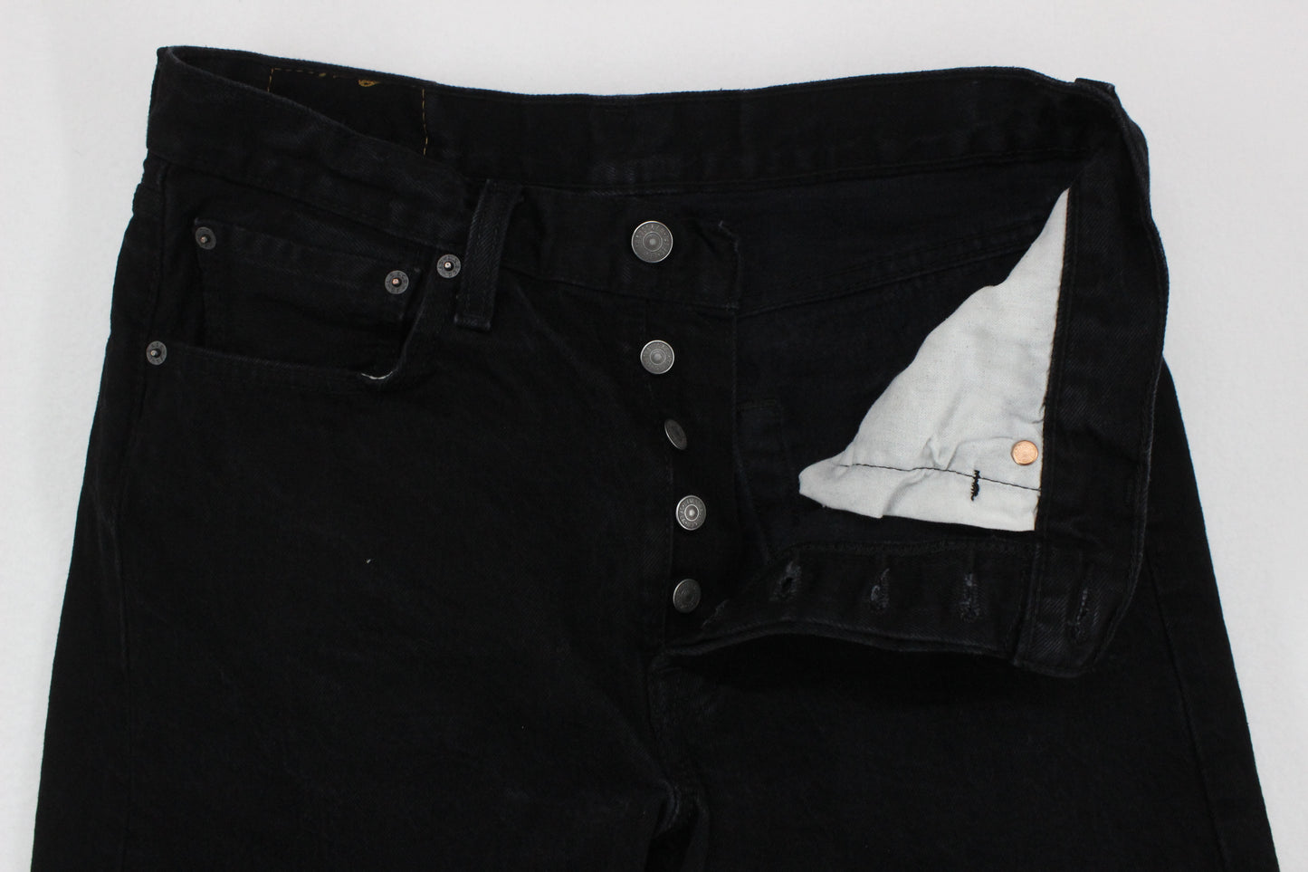 Mens 501 Denim Shorts Button Fly Classic