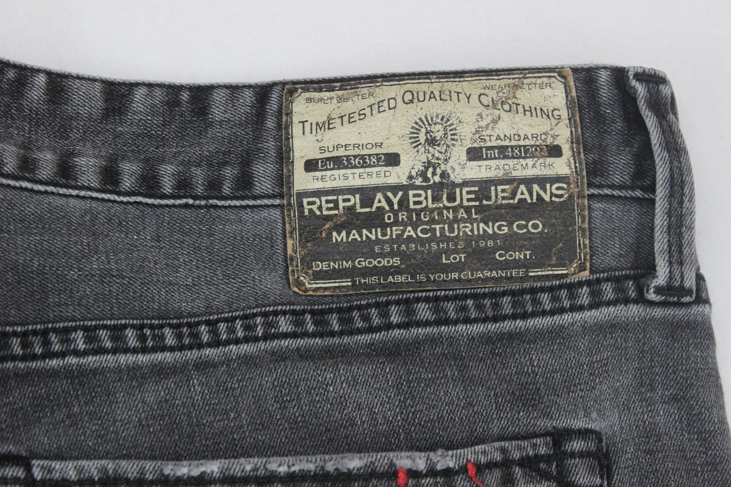 Mens Jennon Jeans Button Fly Denim Stretch