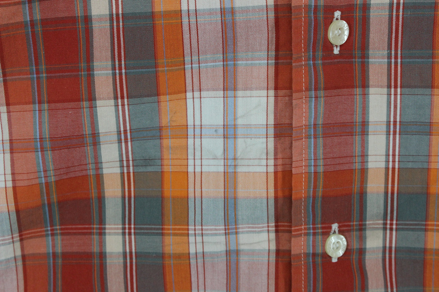 Mens Check Shirt Short Sleeve Button Up