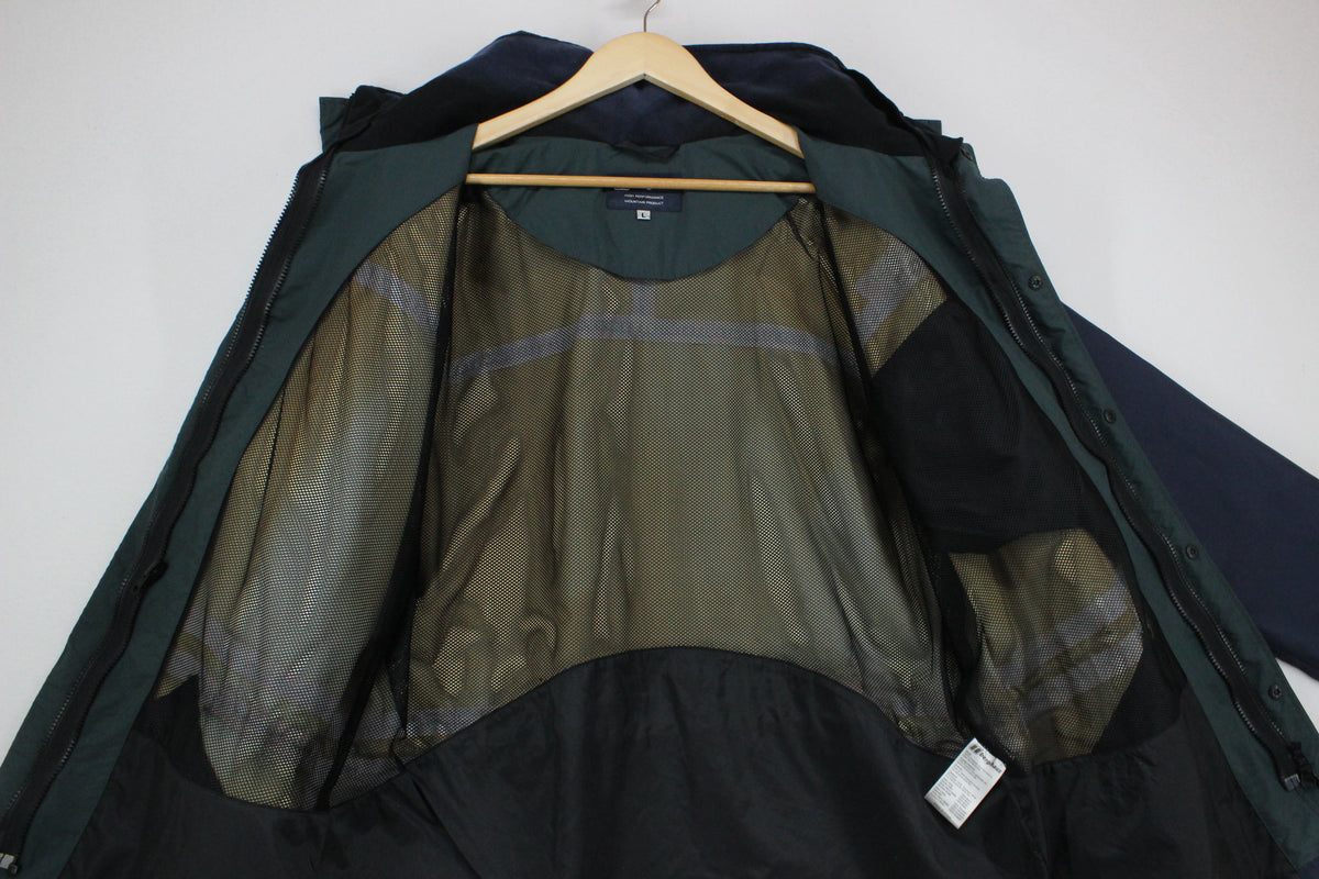 Mens Goretex Waterproof Jacket Hooded Full Zip Outdoor