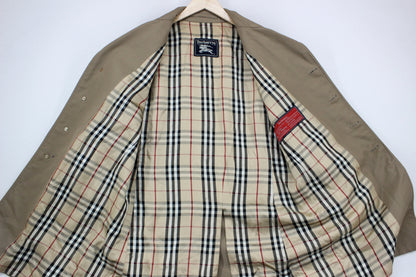 Womens Trench Coat Plaid Lining Classic