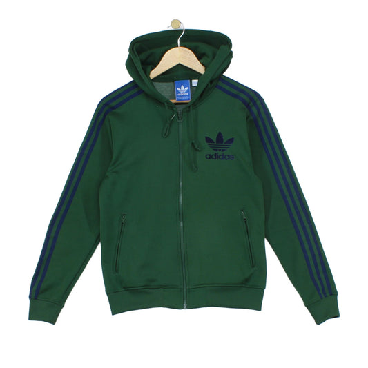 Mens Hoodie Full Zip Retro