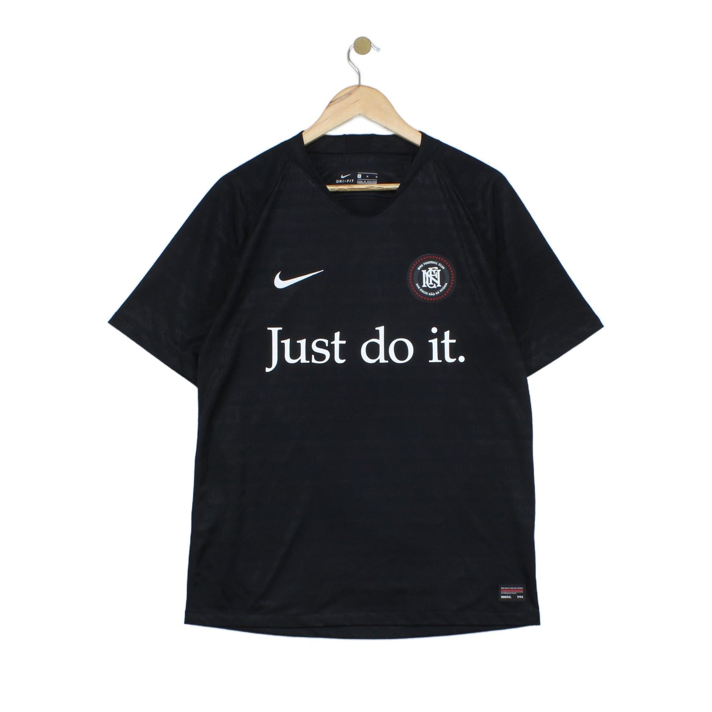 Mens Football T-Shirt Just Do It Athletic Dri