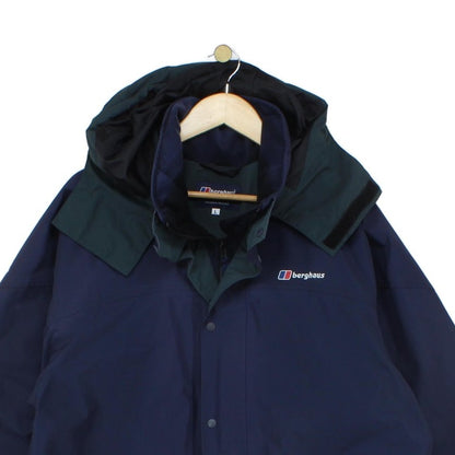 Mens Goretex Waterproof Jacket Hooded Full Zip Outdoor