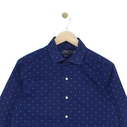 Mens Patterned Shirt Custom Fit Long Sleeve