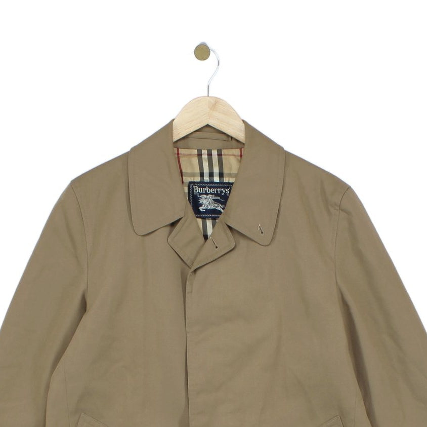 Womens Trench Coat Plaid Lining Classic