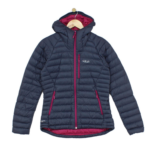 Womens Microlight Alpine Quilted Jacket Hooded Down