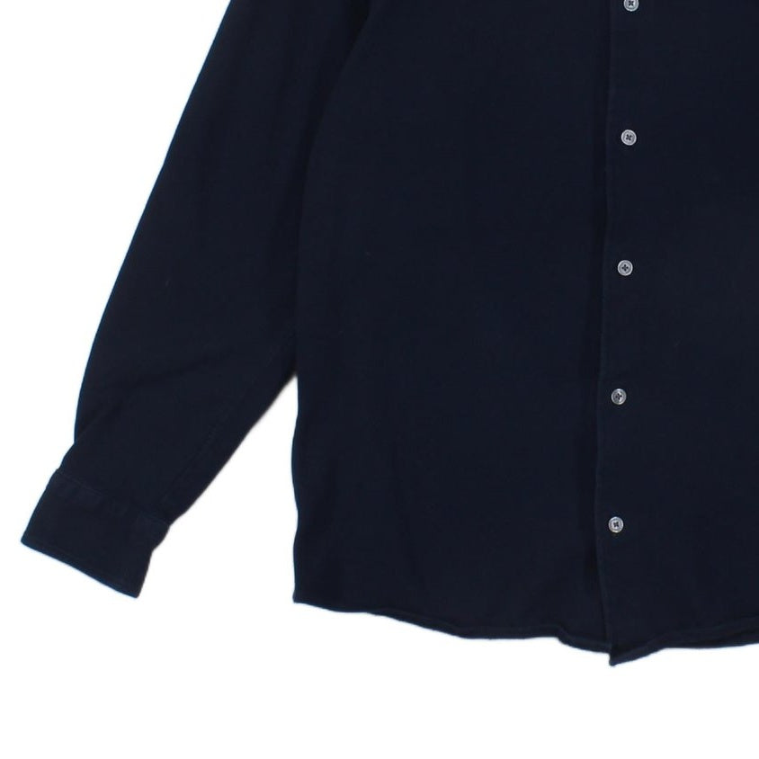 Mens Shirt Slim Long Sleeve Cotton