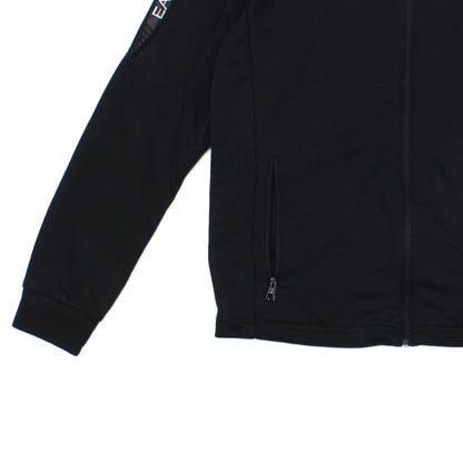 Mens Hoodie Full Zip Logo Sleeve