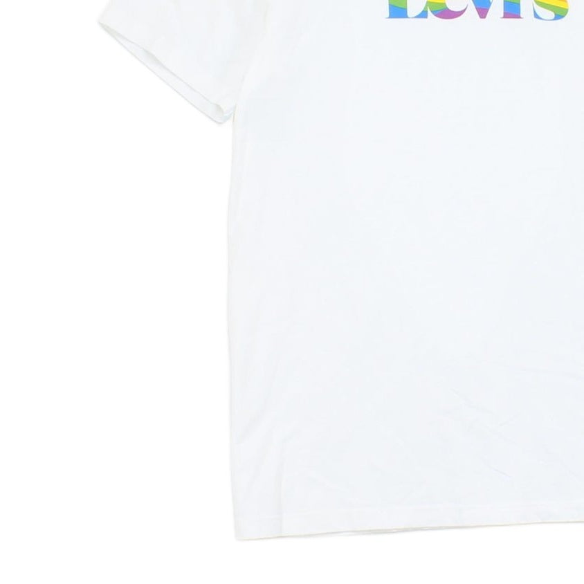 Mens Pride T-Shirt Rainbow Graphic Crew Neck