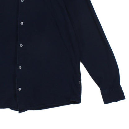 Mens Shirt Slim Long Sleeve Cotton