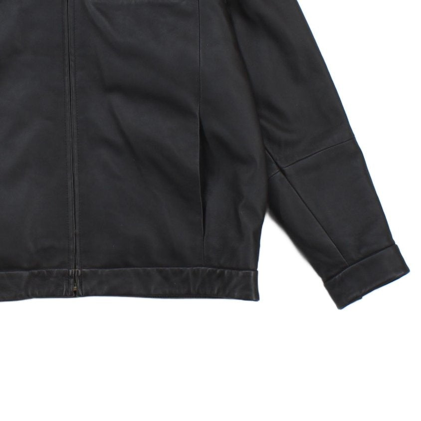 Mens Leather Jacket Full Zip