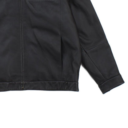Mens Leather Jacket Full Zip