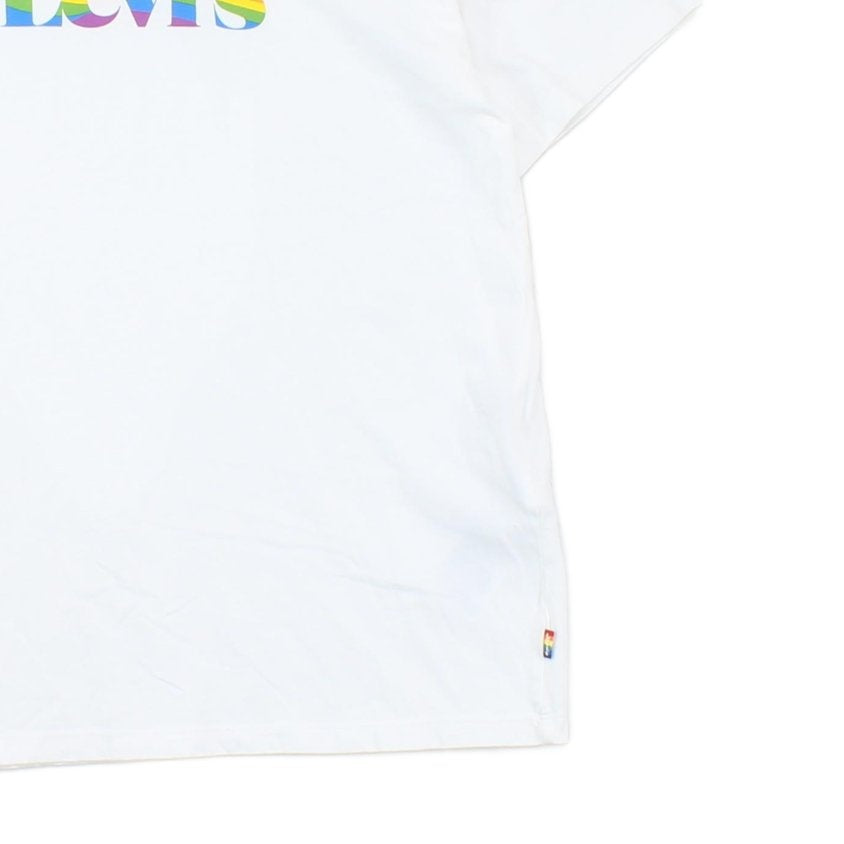 Mens Pride T-Shirt Rainbow Graphic Crew Neck